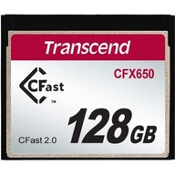 Pamäťová karta CompactFlash Transcend CFX650 128 GB