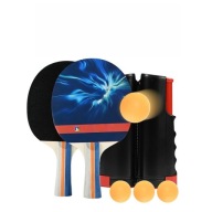 НАБІР ДЛЯ НАСТІЛЬНОГО ТЕНІСУ З СІТКОЮ ТА ДВОМА РАКЕТКАМИ