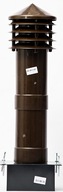 Nasada/wywiewka kominek wentylacyjny fi110 wys52cm. podstawa 16x11,5cm.
