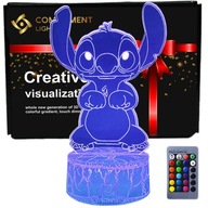 Lampka 3D nocna led usb na prezent Lilo i Stich