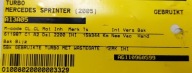 turbo Mercedes Sprinter Vito 2,2 CDI A6110960599 010328129D