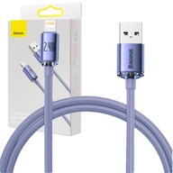 BASEUS KÁBEL DLHÝ ODOLNÝ USB A - LIGHTNING 2,4A 2M FIALOVÁ