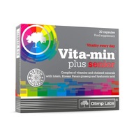 OLYMP Vita-min plus senior ZDRAVIE VITALITA VITAMINU MINERÁLY PRE SENIOROV