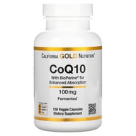 California Gold Nutrition Koenzým Q10 100mg 150 kapsúl