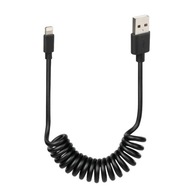 Kabel Przewód iPhone APPLE - USB 1m SPIRALNY