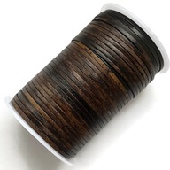 DC8-Prírodné rameno ploché 3x1mm -Dark brown