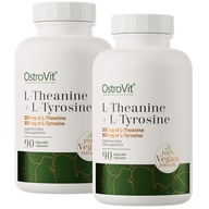 OstroVit L-theanín 200 mg + L-Tyrozín 300 mg Vege 90 kaps Relaxačná pamäť
