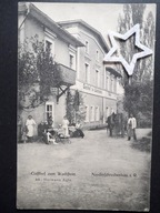SZKLARSKA PORĘBA Gospoda Wóz konny Szyld Pies 1926r