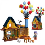 WOOPIE Detské kocky Lietajúci dom s balónmi 240 el.