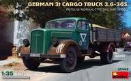 Nemecký 3t nákladný automobil 3,6-36s. Pritsche-normálneho typu. Vojenská služba 1:35