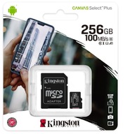 KINGSTON KARTA PAMIĘCI 256 GB MICRO SD CLASS 10