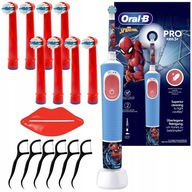 SZCZOTECZKA DO ZĘBÓW ORAL-B VITALITY PRO D103 KIDS SPIDERMAN + DODATKI