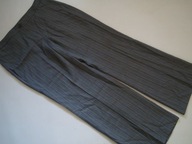 ELEGANCKIE spodnie szare w paski M&S r.42