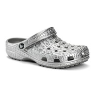 Klapki Crocs Classic Metallic Crocskin silver 37-38 EU