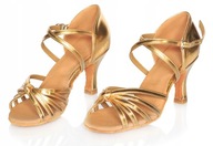 Papilio tanečná obuv na latino 801 - 7cm - Gold