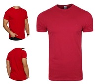 Pánske tričko červené BORDO Bavlna PREMIUM LINE veľ. XL