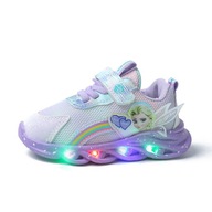 Športové topánky Elsa LED Svietiace Detské R.22-37 Najlepšia Kvalita