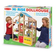 Melissa and Doug: domek dla lalek Wooden Hi-Rise D