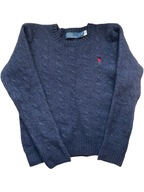 Sweter dziecięcy Polo Ralph Lauren granatowy S