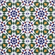 Keramické obklady do kúpeľne marocké 20x20 Keramika - Tanger
