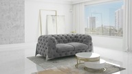 Sofa pikowana KALIFORNIA 2-osobowa w stylu glamour