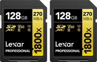 2x Karta pamięci Lexar SDXC 128GB 1800x UHS-II V60