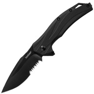 Nóż składany Kershaw Lateral Black Serrated z klipsem