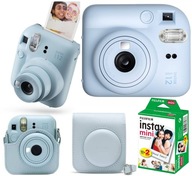 Aparat fotograficzny Fujifilm Instax mini 12 Zestaw Etui + Wkład Niebieski