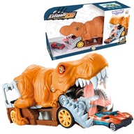 Woopie Nákladné auto Odpaľovacie zariadenie Auto Dinosaurus Pre Deti + 1 Auto