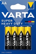 4 x cynkowo-węglowa Varta R6 AA Superlife / Super Heavy Duty