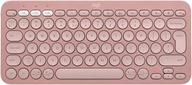 Klawiatura bezprzewodowa Logitech Pebble Keys 2 K380s różowa