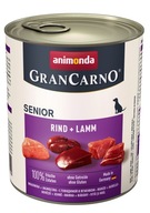 ANIMONDA GranCarno Senior smak: wołowina i jagnięci