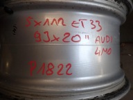 disk disk AUDI 4M0 5x112 ET33 9J 20" 4M0601025AE