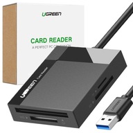 UGREEN ADAPTER PRZEJŚCIÓWKA CZYTNIK KART USB 3.0 SD MICRO SCF MS CZARNY