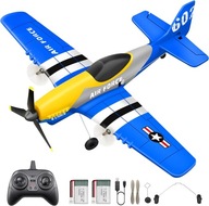 RC letadlo P-51D Mustang 2.4GHz 3CH 2xAkumulátor Gyroskop EPP