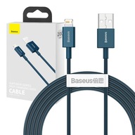 BASEUS MOCNY KABEL PRZEWÓD USB-A DO LIGHTNING DO TELEFONU IPHONE 2.4A 2M