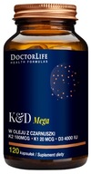 Doctor Life Special K2 200mcg + D3 4000iu 120kap Olej z čiernej rasce Cirkulácia