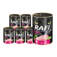 Pakiet RAFI - Mokra Cat Adult z indykiem 12x400 g