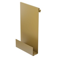 Minimalistyczna półka prysznicowa premium HEYKE AquaForm - Złoty Połysk