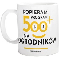 Program 500 plus na ogrodników Kubek Biały