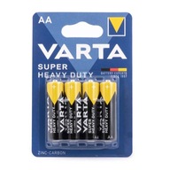 4x Bateria AA VARTA R6 węglowo-cynkowa