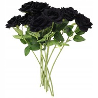 Umelé kvety Čierne ruže z očných buliev