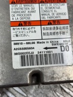 control unit SENSOR airbag SUZUKI SWIFT MK7 3891068L00