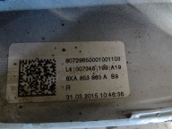 moulding threshold right right front AUDI A1 8X S-LINE LS9R 8XA853860A