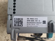 SEAT ALHAMBRA II RADIO navigation 5P0035191D