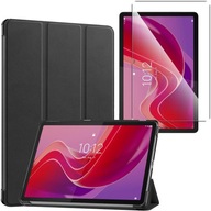 Etui Obudowa Zamykane z Klapką + SZKŁO Hartowane Ochronne do Lenovo Tab M11