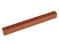 LEGO Klocek zwykły 1x12 6112 brązowy - 2 szt.