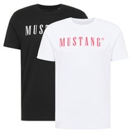 MUSTANG ALEX 2PAK KOSZULKI MĘSKI T-SHIRT LOGO L