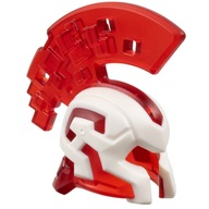 LEGO Tartozékok 1db Sisak Római Toll Piros Fehér 6889pb02