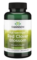 SWANSON ĎATELINA ČERVENÁ menopauza Red Clover Blossom 430mg 90 kapsúl